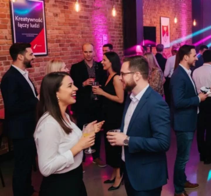 Nowoczesne, dynamiczne wydarzenie zorganizowane przez Event Pulse Collective